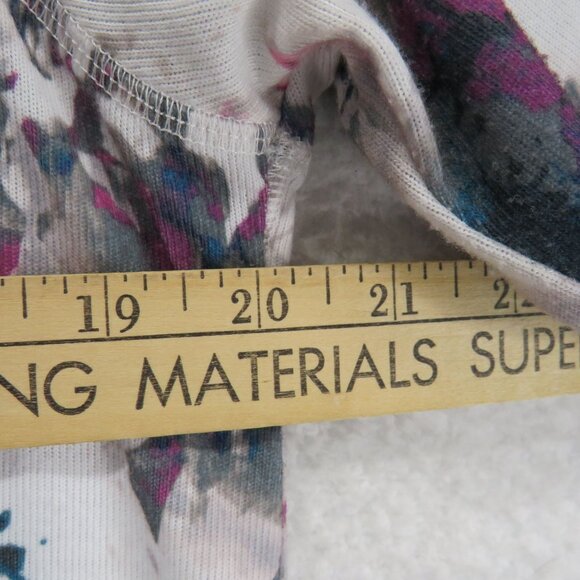 Philosophy Shirt Womens Size Extra Large Floral Asymmetrical Hem Tunic - Picture 7 of 9